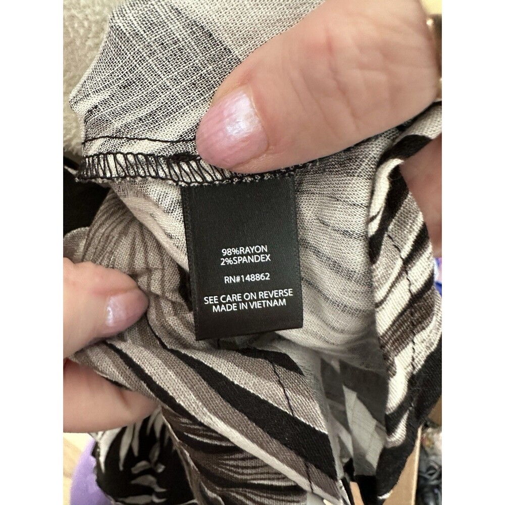 NWT Torrid Size 3X 3 Palm Leaves Mini Slub Dress C23 - Picture 9 of 10